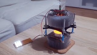 DIY Thermoelectric generator powered by a Candle PELTIER [upl. by Batista292]