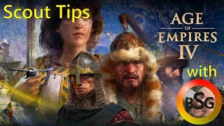 Age of Empires 4  Scout Tips [upl. by Sperry]