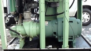 How a oil flooded rotary screw air compressor works [upl. by Blodgett45]