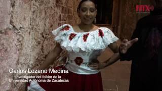 Traje típico de Zacatecas representa tradiciones y costumbres de La Colonia [upl. by Ellertnom853]