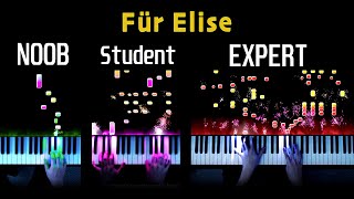 5 Levels of Für Elise Piano [upl. by Frey]