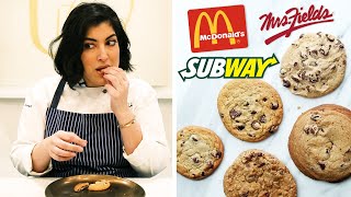 Cookie Expert Reviews Fast Food Chocolate Chip Cookies [upl. by Selyn]