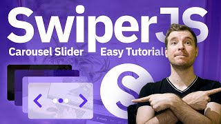 Swiper JS Tutorial  Carousel Slider with SwiperJS [upl. by Siuqcram]