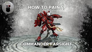 Contrast How to Paint New Commander Farsight [upl. by Nodle]