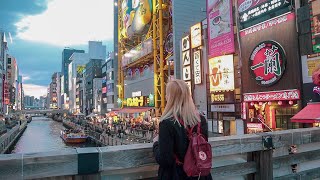 One Day in OSAKA JAPAN  Our Itinerary for Main Attractions [upl. by Chassin]