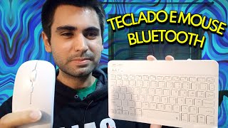 MOUSE E TECLADO BLUETOOTH PARA CELULAR TABLET E PC [upl. by Ahsiel]