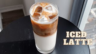 How to make Iced Latte using instant coffee nescafe  cafe style [upl. by Loesceke]