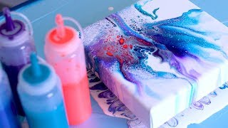 Acrylic Pouring  How to make your colors POP  Tutorial fluid art [upl. by Ignacia]