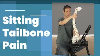 Tailbone pain from sitting Relief Coccyx Pain [upl. by Aihsenod]