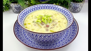 KäseLauchSuppe mit Hackfleisch [upl. by Franni]