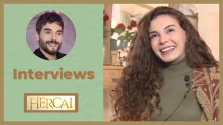 Hercai ❖ Interviews ❖ Ebru Sahin amp Akin Akinozu ❖ English ❖ 2021 [upl. by Litha534]