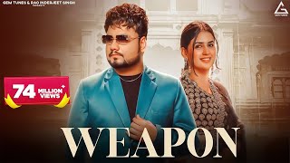 Weapon  Official Video  KD DESIROCK  Pranjal Dahiya  Komal Chaudhary  Haryanvi Song 2024 [upl. by Ellynn]