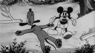 Los Cortos de Mickey Mouse en Blanco y Negro 1x29 The Moose Hunt [upl. by Aicirtak]