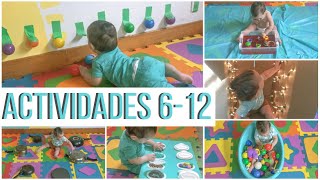 10 ACTIVIDADES PARA BEBÉS DE 6 A 12 MESES [upl. by Klos67]