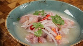 Receta de cebiche de pescado [upl. by Copp]