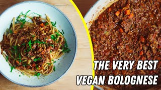 The Very Best Vegan Bolognese Recipe [upl. by Allerbag358]