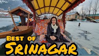 SRINAGAR Things To Do In Winters  Shikara Houseboat Local Food Shopping  English Subtitles [upl. by Lebazi]