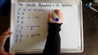 Learn Greek Lesson 1 The Greek alphabet [upl. by Ahsinotna]