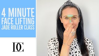 4 Minute Face Lifting Jade Roller Class [upl. by Zakaria]