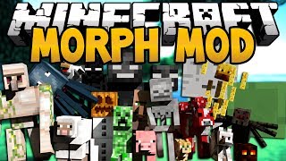 Minecraft Mod Showcase Morph quotShapeshifterquot Mod Review 164 [upl. by Leksehc]