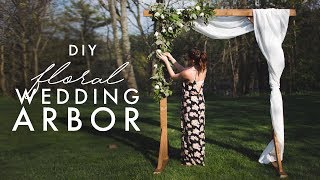 DIY WOODEN ARCH  PERFECT FOR WEDDINGS [upl. by Valera]