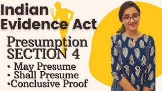 Indian Evidence Act  Section 4  Presumption  May presume shall presume and conclusive proof [upl. by Adelia]