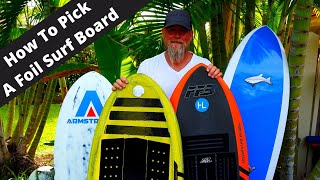 Hydrofoil  How to Foil Surf  Board Selection [upl. by Onihc]