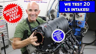 BIGGEST LS INTAKE TEST EVER [upl. by Irrok]