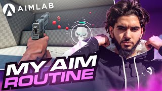 ScreaM  MY AIM ROUTINE ON AIMLAB [upl. by Ellocin]