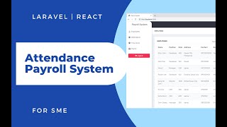 Payroll Software and Attendance Management System Laravel React [upl. by Tonia486]