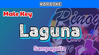 Laguna by Sampaguita Karaoke  Male Key [upl. by Labanna]