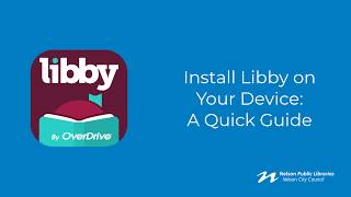 Install Libby on Your Device [upl. by Ailicec251]