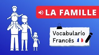 Vocabulario De La Familia En Francés La Famille [upl. by Yankee]