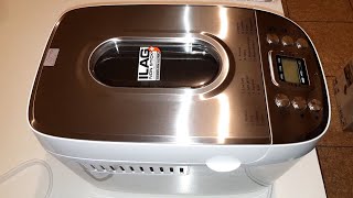 Silvercrest LIDL bread maker automatic machine SBB850E1 IAN314657 unboxing amp exploring [upl. by Klecka]