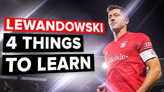 4 things every striker needs to learn from LEWANDOWSKI [upl. by Ahsinned115]