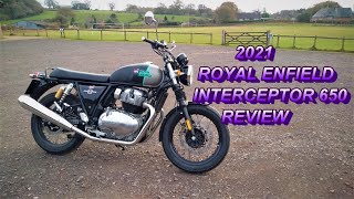 ★ 2021 ROYAL ENFIELD INTERCEPTOR 650 REVIEW ★ [upl. by Norred]