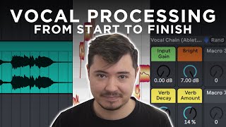 How To Mix Vocals In Ableton Warp Melodyne ProcessingVocal Chain From Start To Finish [upl. by Aneloj107]