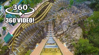 Wildfire 360 Degree Onride Roller Coaster POV VR 360 Kolmarden Sweden [upl. by Anawahs694]