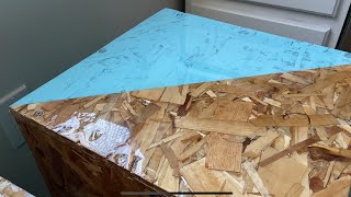 DIY EXPOY FINISH on OSB Side Tables [upl. by Chaunce]