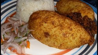 PAPA RELLENA DE CARNE AL ESTILO PERUANO  DELICIOSAS [upl. by Haslam865]