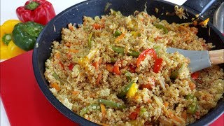 SALTEADO DE VERDURAS CON QUINOA [upl. by Eceinert]