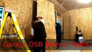 OSB Interior Garage Walls [upl. by Lidaa]