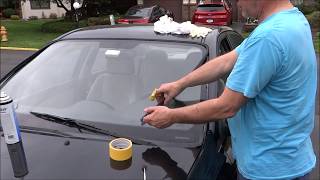 Fix Windshield Molding Loosen or fell off Glass Repair and Fix DIY [upl. by Olonam796]