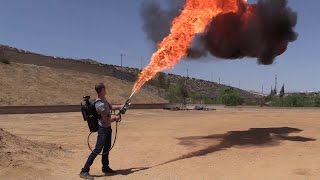 How I built my homemade flamethrower [upl. by Saitam]