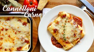 Canelones de Carne  Receta Original Italiana [upl. by Zinn606]