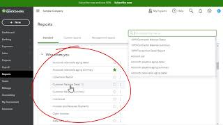 How To Tell How Much Customers Owe in QuickBooks Online Open Invoices amp Customer Balance Reports [upl. by Rox330]