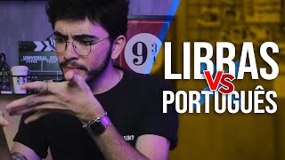 DIFERENÇAS ENTRE A LIBRAS E O PORTUGUÊS BR [upl. by Nwonknu991]