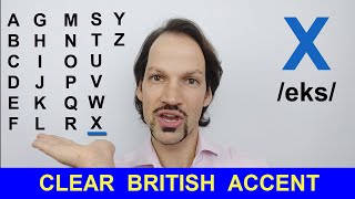 How To Pronounce The English Alphabet BRITISH PRONUNCIATION [upl. by Ayam]