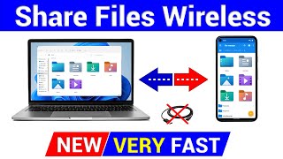 How To Transfer Files From Mobile To Laptop Without Data Cable  PC To Mobile File Transfer [upl. by Neiviv59]