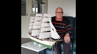 Building the model ship Danmark from a Billings Boats kit [upl. by Eylsel165]